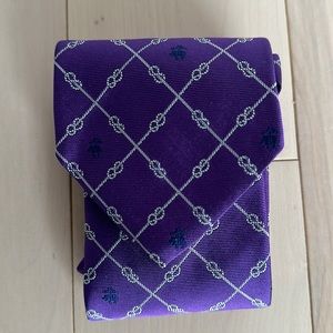 Brooks Brothers Purple Infinity Knot Tie